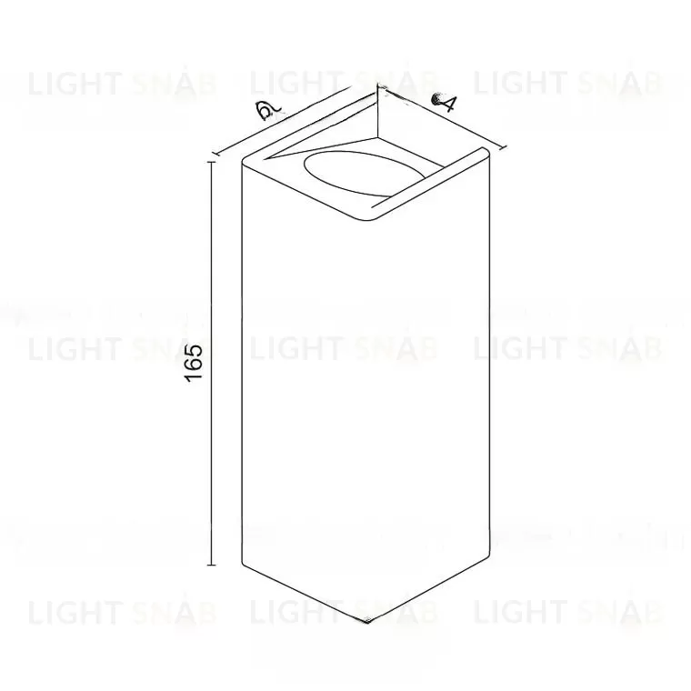 Накладной светодиодный светильник OLIV VL31104