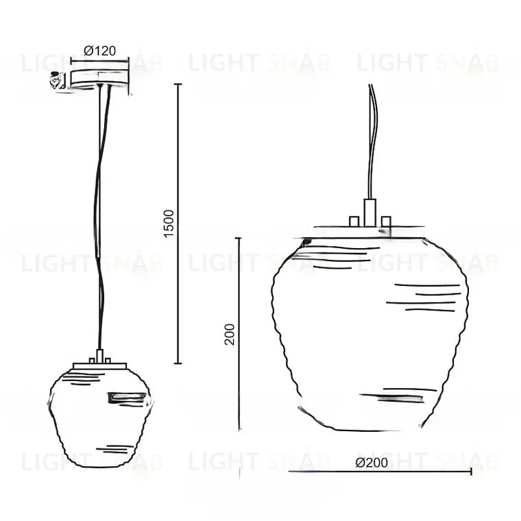 Подвесной светильник NISHA LR VL30874