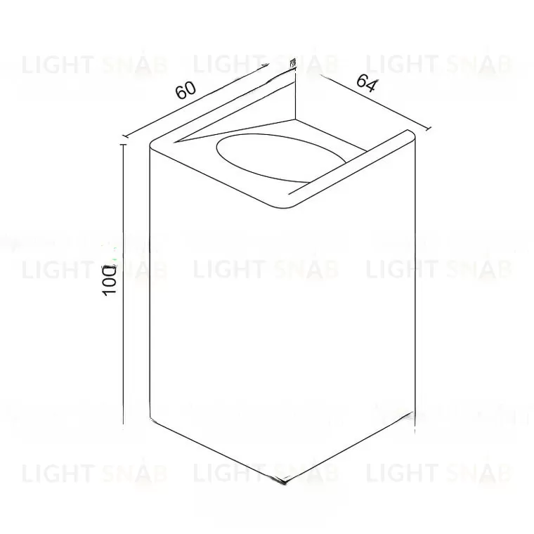 Накладной светодиодный светильник OLIV VL31104