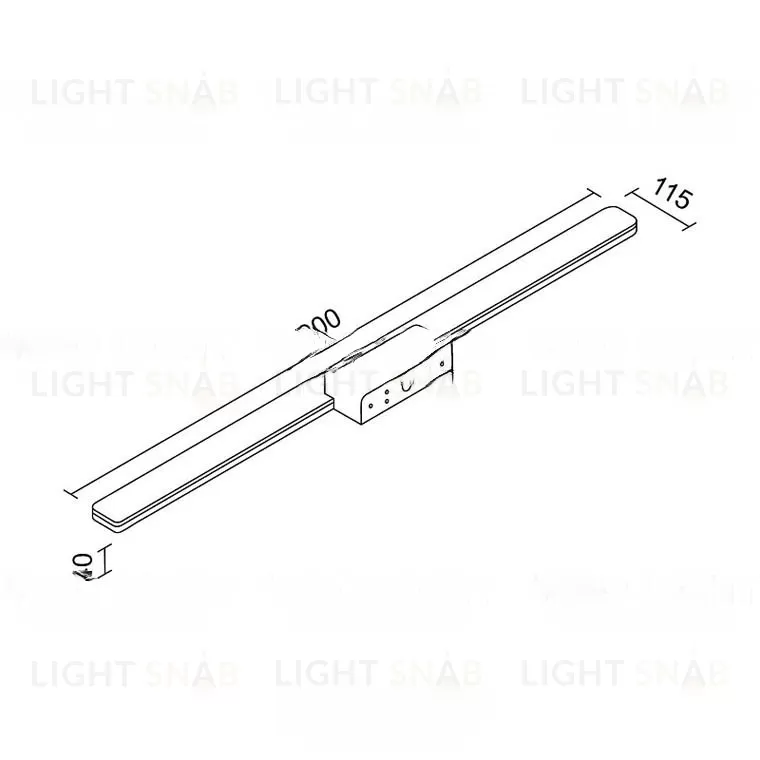 Настенный светодиодный светильник ZAMIR VL31019