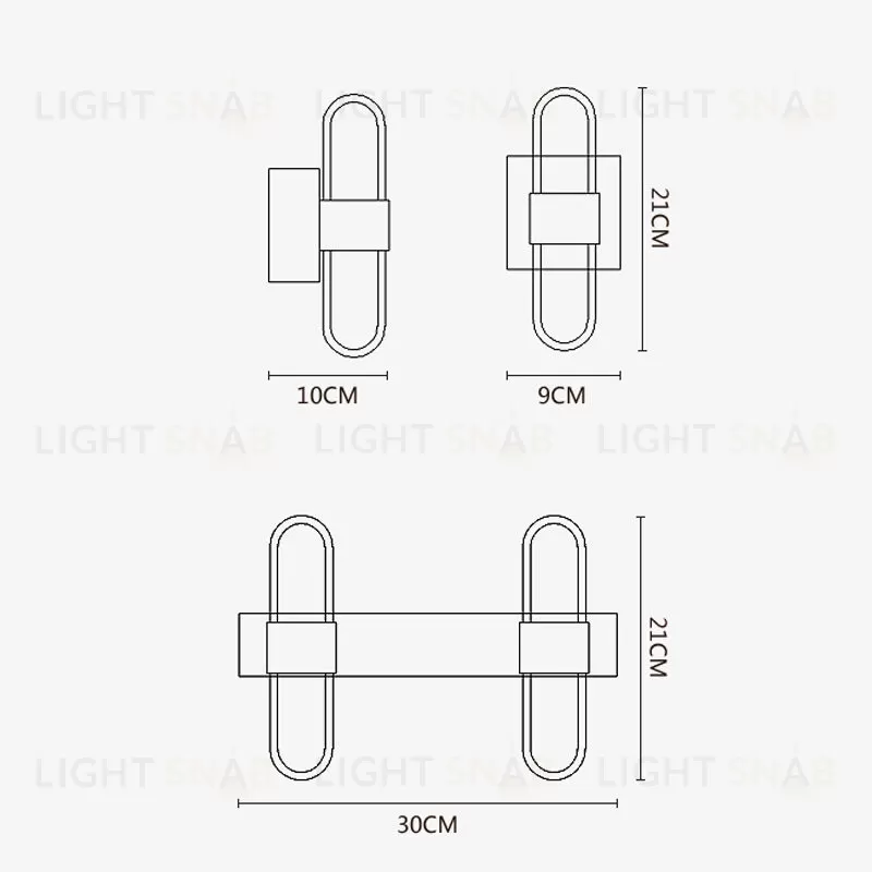 LOFT светильник SENSE WALL VL25329