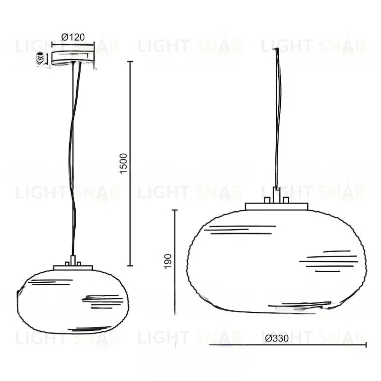 Подвесной светильник AMILL LR VL30875