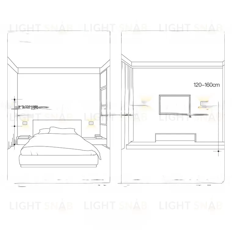 Настенный светодиодный светильник DARREN VL28191