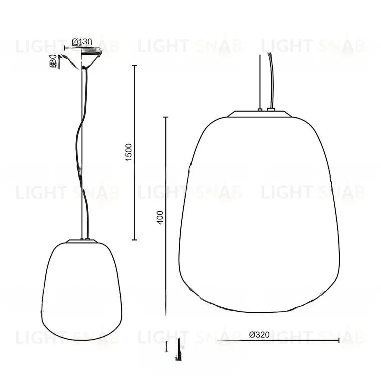 Подвесной светильник RIFA VL30868