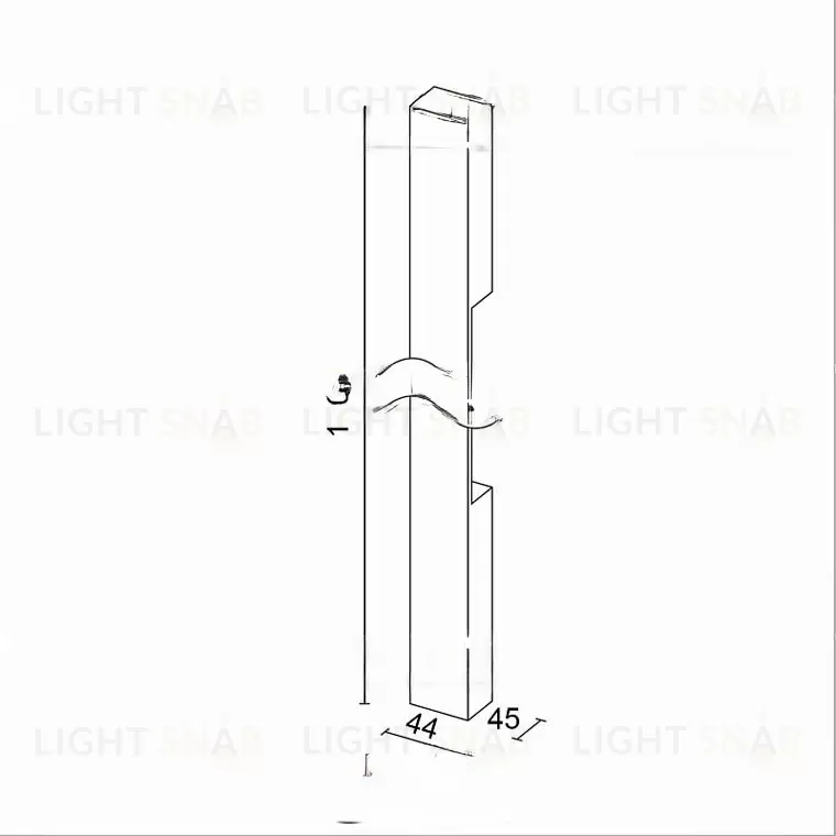 Настенный светодиодный светильник NIKOL VL31046