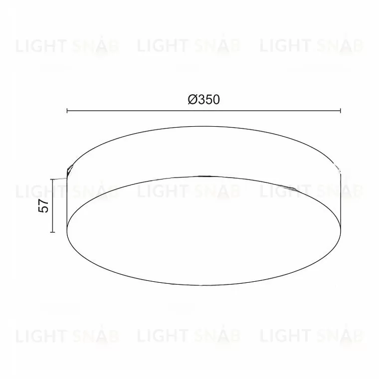 Накладной светодиодный светильник UZOKI VL31225