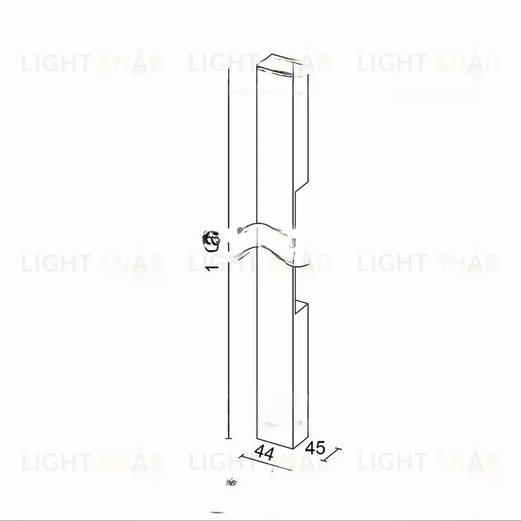 Настенный светодиодный светильник VASIL VL31048