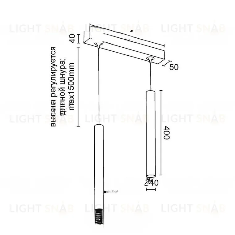 Подвесной светильник ALER D VL30955