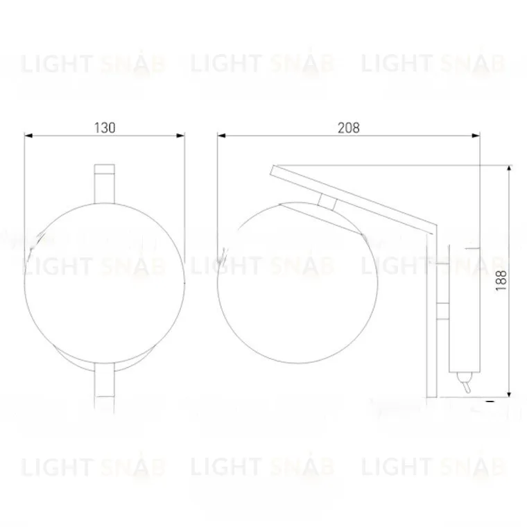 Бра ORDAN WALL ES VL25023