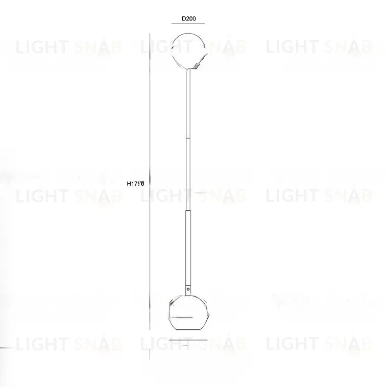 Торшер EIGHT TWO VL16378