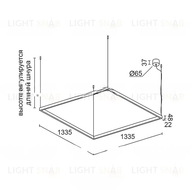 Линейный светодиодный светильник BARTOL MODEL A XXXL VL30667