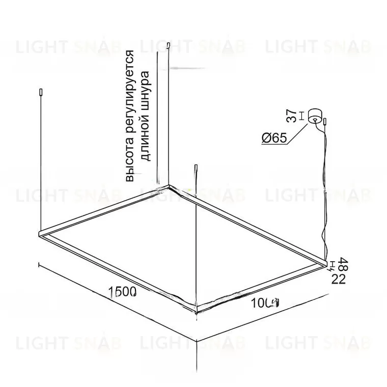 Линейный светодиодный светильник BARTOL MODEL B XXXL VL30811