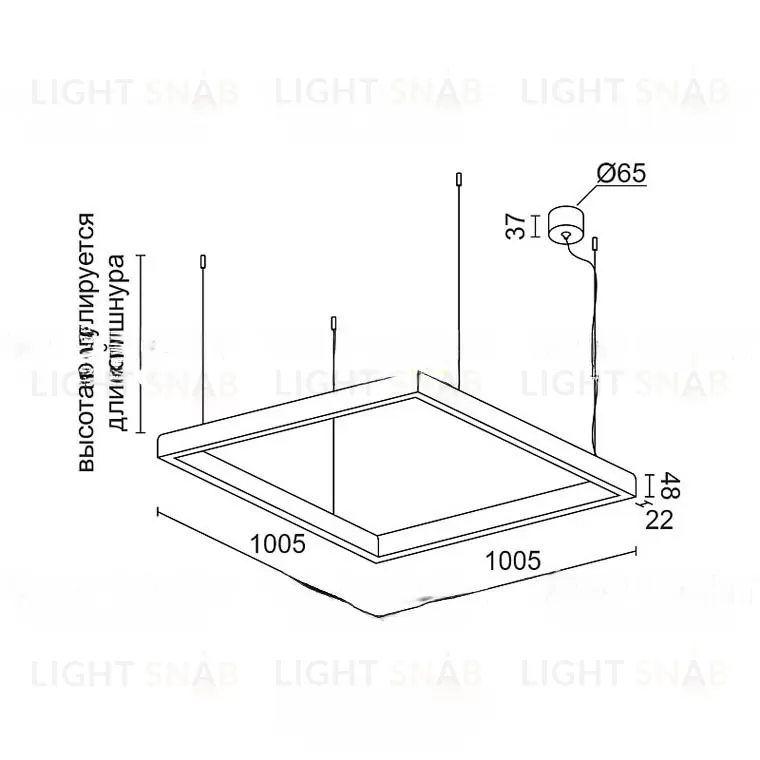 Линейный светодиодный светильник BARTOL HL XLLR VL30651