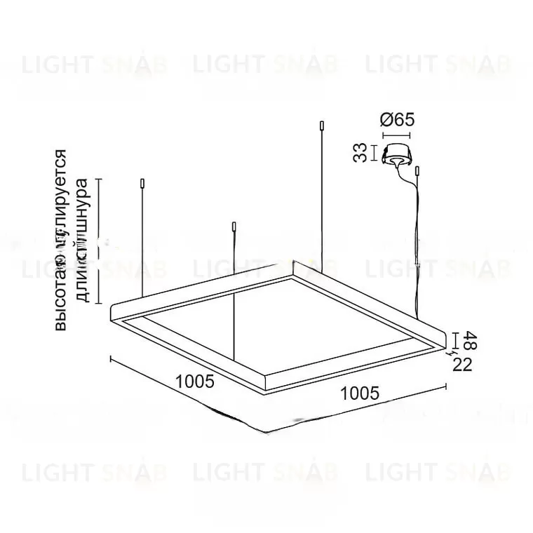 Линейный светодиодный светильник BARTOL Model A XL LR VL30546