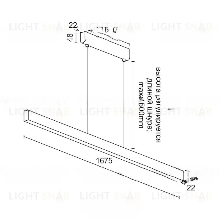 Линейный светодиодный светильник BARTOL LINE L VL30603