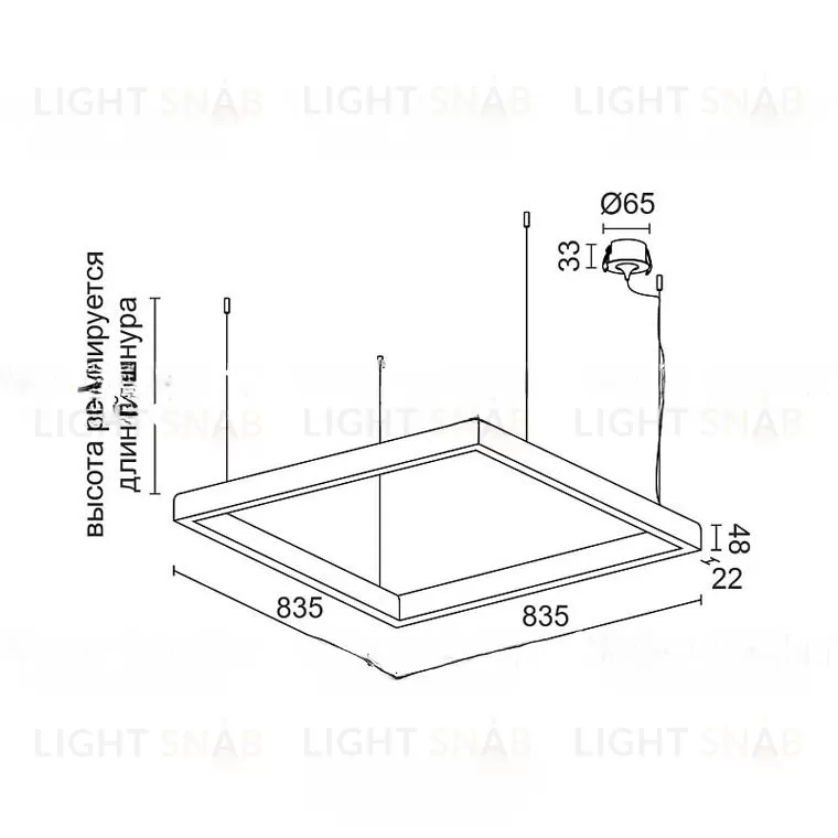 Линейный светодиодный светильник BARTOL Model A LLR VL30538