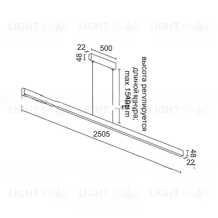 Линейный светодиодный светильник BARTOL LINE XLLR VL30611