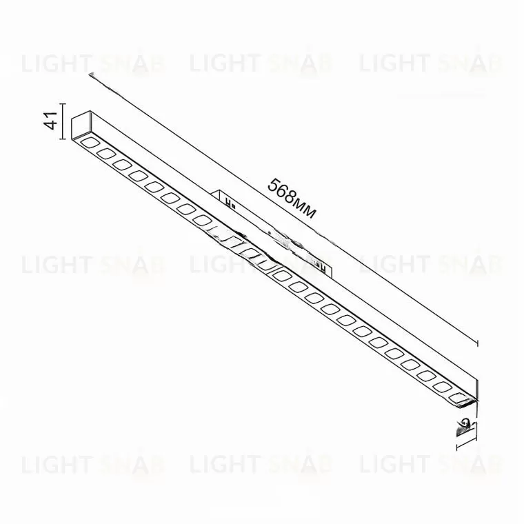 Магнитный трековый светильник TANU 568 BW VL32097