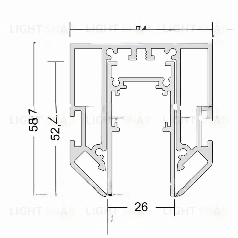 Магнитный шинопровод VL-31847 VL31847