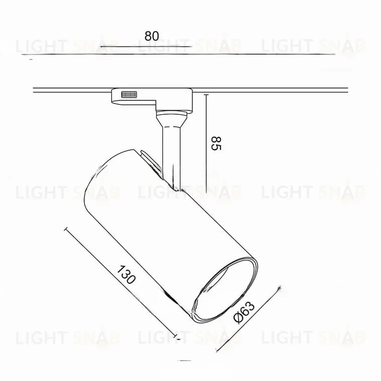 Трековый светильник VL-31892 BK VL31892