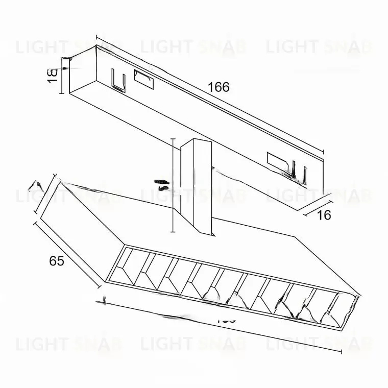 Магнитный трековый светильник HAN 10 VL32208