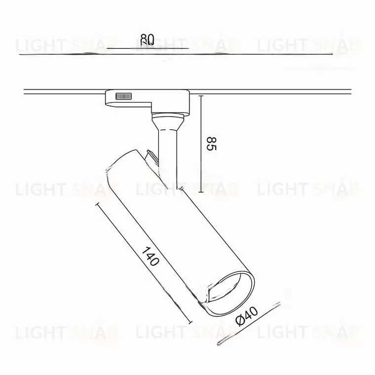 Трековый светильник VL-31857 WH VL31857