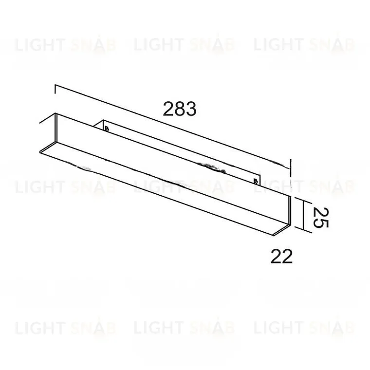 Трековый светильник магнитный VL-31953 283 WH 3000k no dim VL31953