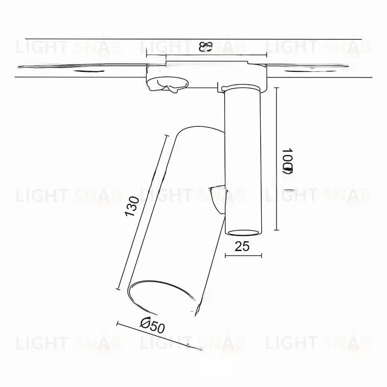 Трековый светильник VL-31899 BW VL31899