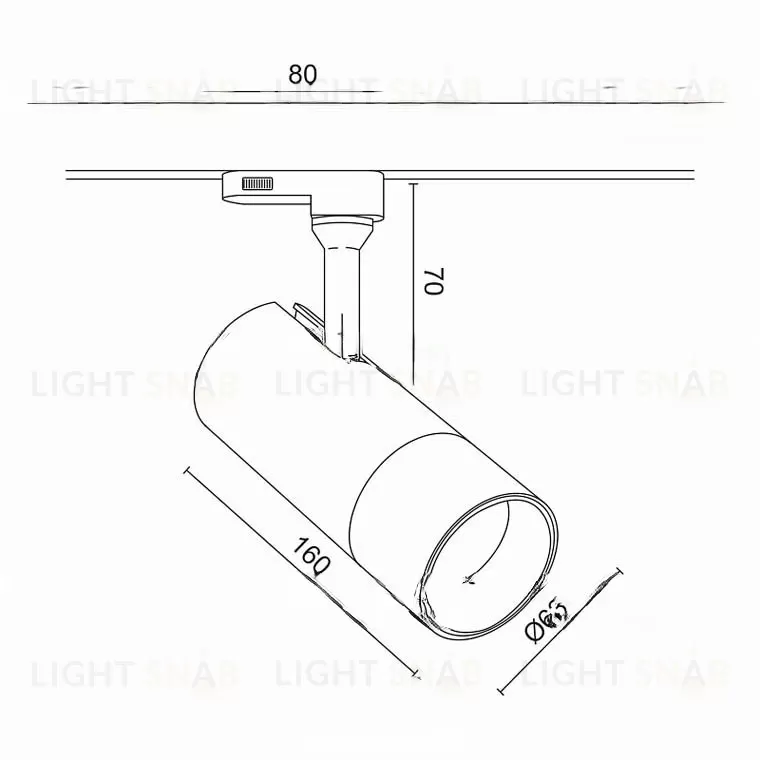 Трековый светильник VL-31855 WH VL31855