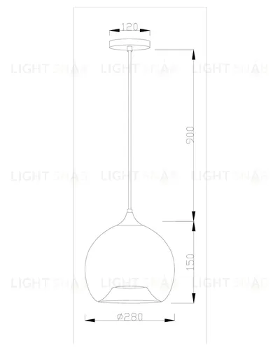 Подвесной светильник Moderli V2121-P Laura 1*E27*60W УТ000017223