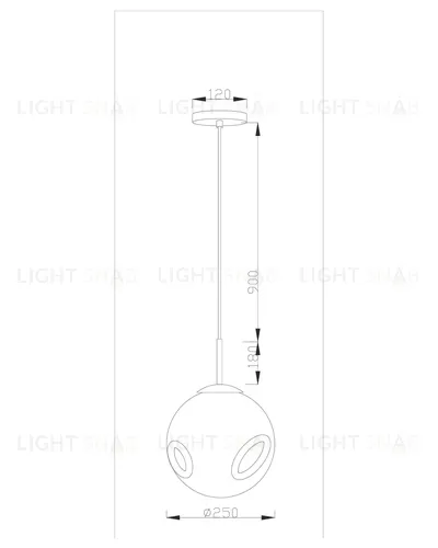 Подвесной светильник Moderli V2082-P Amo 1*E27*60W УТ000017212