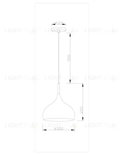 Подвесной светильник Moderli V1295-1P Eline 1*E27*60W УТ000017052