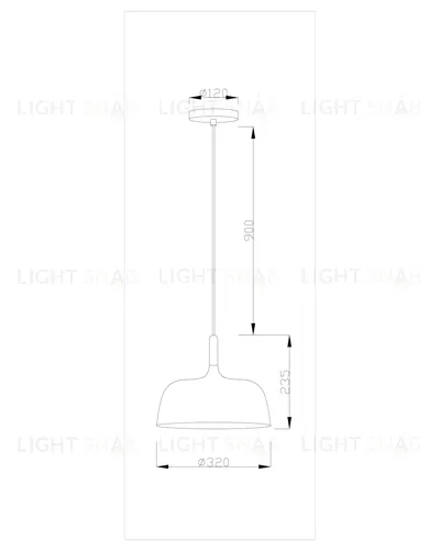 Подвесной светильник Moderli V1272-1P Augustina 1*E27*60W УТ000017042