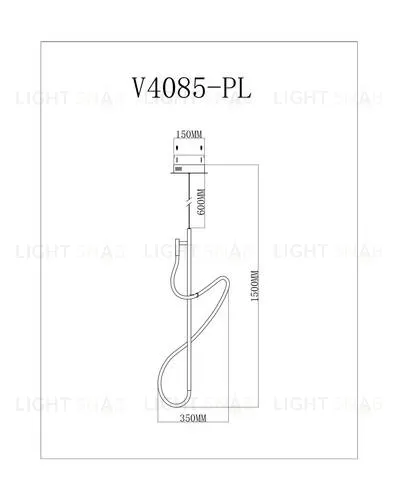 Подвесной светодиодный светильник Moderli V4085-PL True УТ000026044