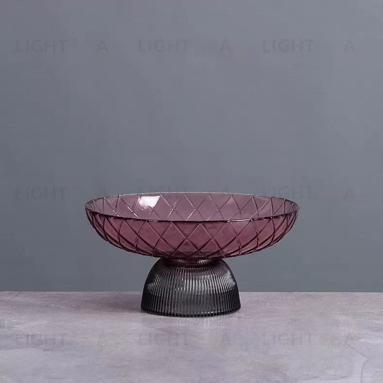  Ваза Cloyd MESO Vase / Ø20 см - фиолет. стекло (арт.50025)  50025