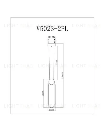 Светодиодный подвесной светильник Moderli V5023-2PL Store УТ000026061