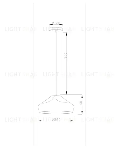 Подвесной светильник Moderli V1350-1P Kieno 1*E27*60W УТ000017069