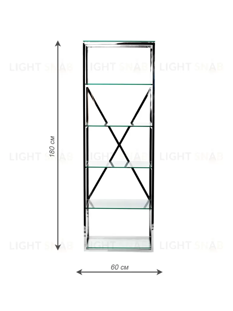 Стеллаж London silver ( хром) MYS-3S