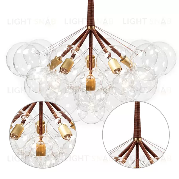 Люстра Bulbs 9087/3 brown