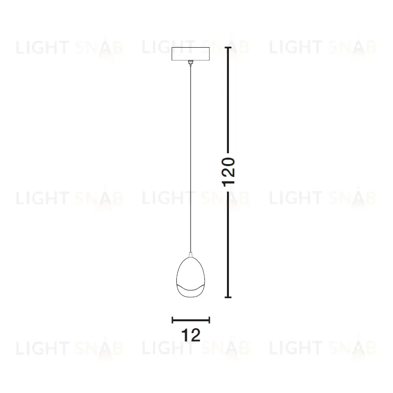 Подвесной светильник MD13003023-1A chrome MD13003023-1A chrome