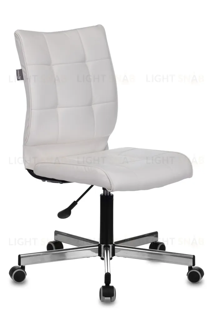 Кресло Бюрократ CH-330M белый Lincoln 100 эко.кожа крестовина металл хром УТ000035257