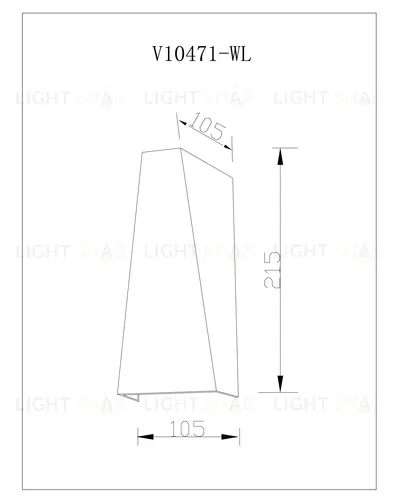 Бра светодиодный Moderli V10471-WL Livorno УТ000035552