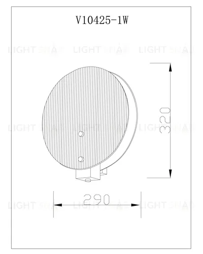 Бра Moderli V10425-1W Bari УТ000035506