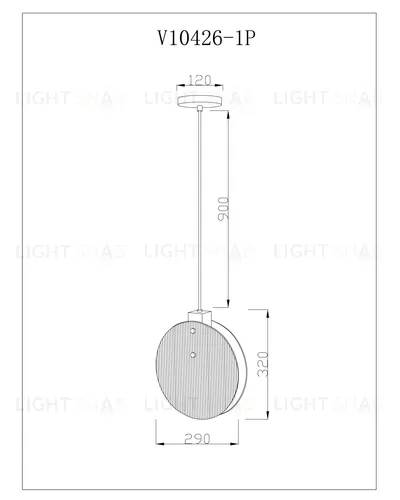 Светильник подвесной Moderli V10426-1P Bari УТ000035507