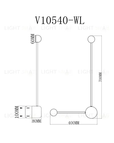 Светильник настенный светодиодный Moderli V10540-WL Provo УТ000035777