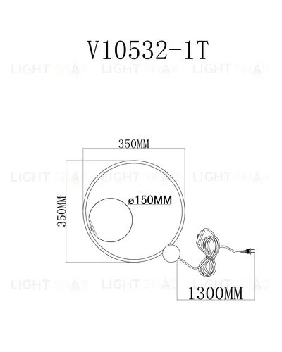 Лампа настольная Moderli V10532-1T Toledo УТ000035789