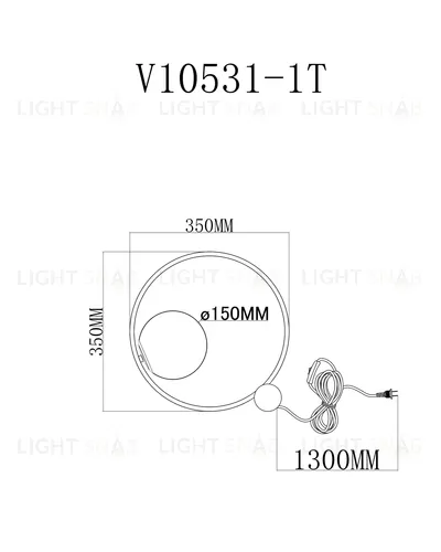 Лампа настольная Moderli V10531-1T Toledo УТ000035788