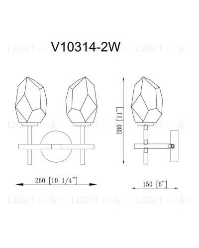 Бра Moderli V10314-2W Catris УТ000034920