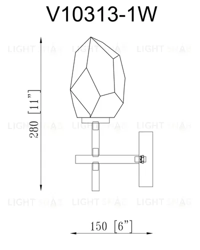 Бра Moderli V10313-1W Catris УТ000034919