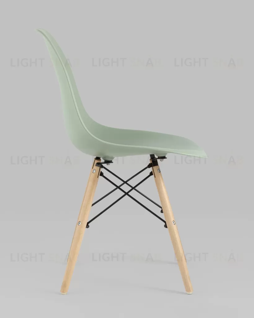 Стул Eames DSW серо-зеленый x4 УТ000035179